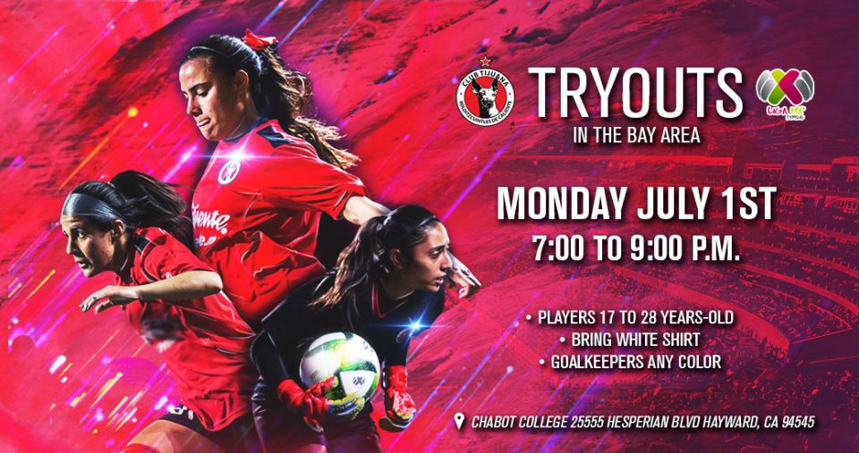 WOMEN’S TEAM TRYOUTS IN BAY AREA